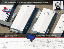 Tablet Screenshot of longhornroofinghouston.com